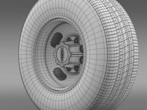 gmc sierra 3500hd 2008 2 wheel 3D Model