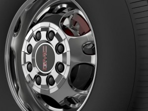 gmc sierra 2500hd 2wd crew 2009 wheel 3D मॉडल