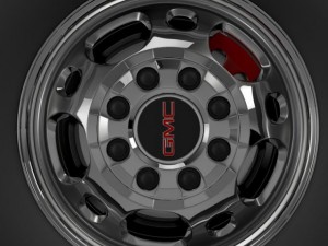 gmc sierra 2500hd 2wd crew 2009 wheel 3D मॉडल