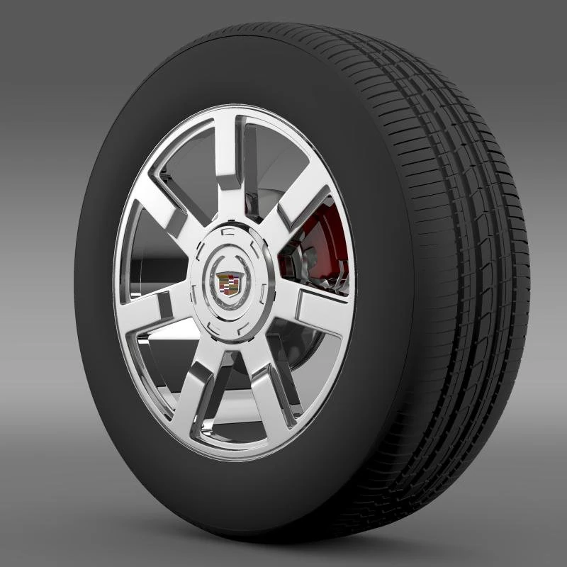 cadillac escalade esv 2wd2 wheel 3D Model .c4d .max .obj .3ds .fbx .stl .blend 