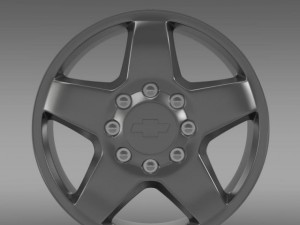 chevrolet silverado 2500hd ltz 2011 rim 3D Model