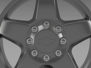 chevrolet silverado 2500hd ltz 2011 rim 3D Model