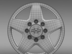 chevrolet silverado 2500hd ltz 2011 rim 3D Model