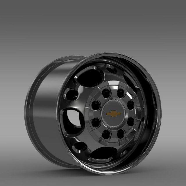 chevrolet silverado 2500hd2wd crew 2008 rim Modelo 3D .c4d .max .obj .3ds .fbx .stl .blend 