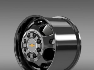 chevrolet silverado 2500hd2wd crew 2008 rim Modelo 3D