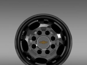 chevrolet silverado 2500hd2wd crew 2008 rim Modelo 3D