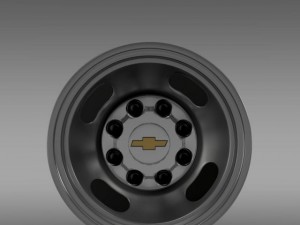 chevrolet silverado 3500hd 2008 rear rim 3D Модель