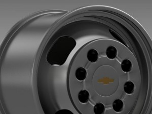 chevrolet silverado 3500hd 2008 rim 3D Модель
