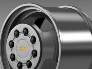 chevrolet silverado 3500hd 2008 rim 3D Модель