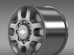 chevrolet silverado 3500hd 2012 rim 3D Model