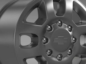 chevrolet silverado 3500hd 2012 rim 3D 모델