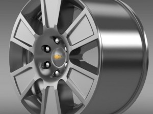 chevrolet silverado regularcab 2007 rim 3D Model