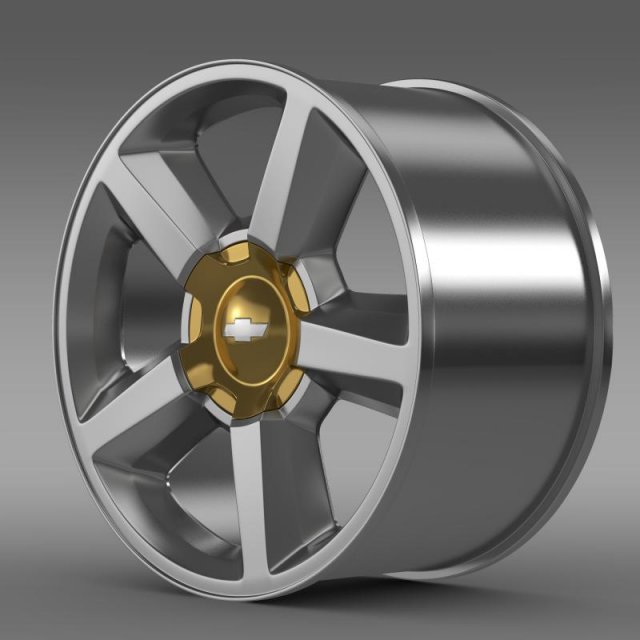 chevrolet suburban  ltz 2007 rim 3D 模型 .c4d .max .obj .3ds .fbx .stl .blend 