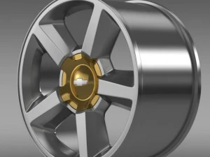 雪佛兰 Suburban LTS 2007 轮辋 3D 模型