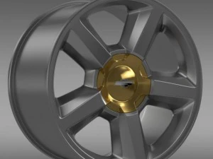 chevrolet suburban  ltz 2007 rim 3D Model