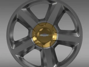 chevrolet suburban  ltz 2007 rim 3D Model