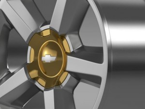 chevrolet suburban  ltz 2007 rim 3D 模型
