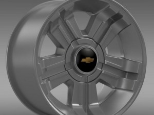 chevrolet suburban lz1 2008 rim 3D Model