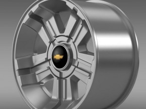 chevrolet suburban lz1 2008 rim 3D 模型