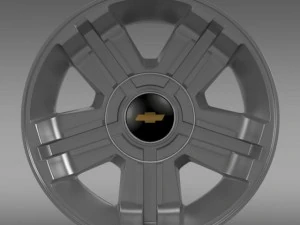 chevrolet suburban lz1 2008 rim 3D Model