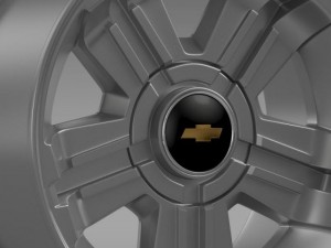 chevrolet suburban lz1 2008 rim 3D 模型