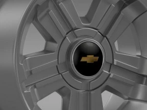 chevrolet suburban lz1 2008 rim 3D Model