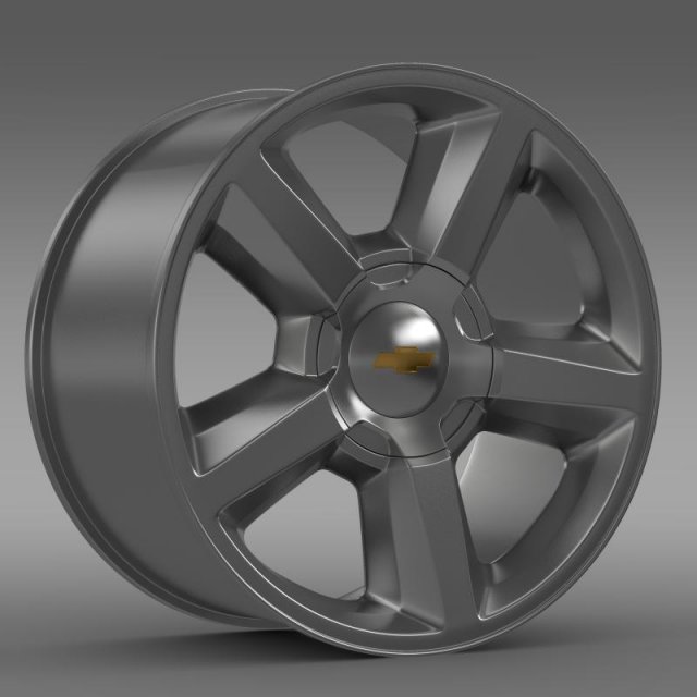 chevrolet tahoe 2008 rim 3D Модель .c4d .max .obj .3ds .fbx .stl .blend 