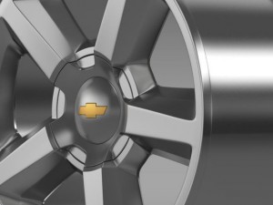 chevrolet tahoe 2008 rim 3D Модель