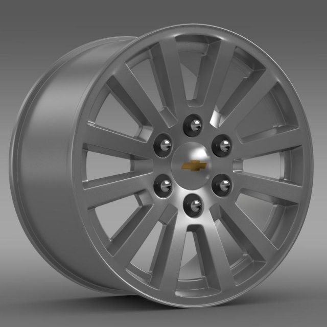 chevrolet tahoe hybrid 2012 rim 3D Model .c4d .max .obj .3ds .fbx .stl .blend 
