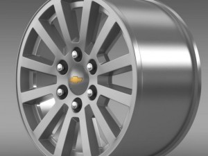 chevrolet tahoe hybrid 2012 rim 3D Model