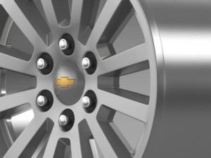 chevrolet tahoe hybrid 2012 rim 3D Model