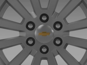 chevrolet tahoe hybrid 2012 rim 3D Model