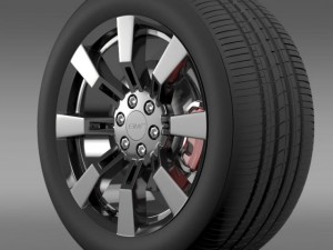 gmc denali hybrid wheel 3D Model