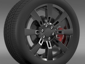 gmc denali hybrid wheel 3D Model