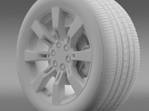 gmc denali hybrid wheel 3D Model