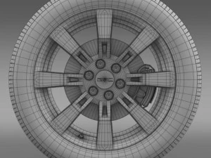 gmc denali hybrid wheel 3D Model