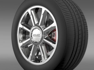 gmc denali wheel 3Dモデル