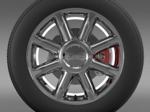 gmc denali wheel 3D 模型