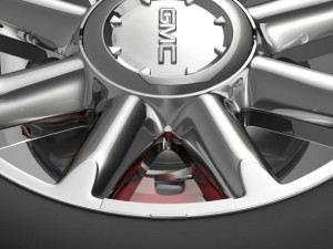 gmc denali wheel 3D 模型