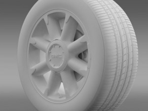 gmc denali wheel 3D 模型