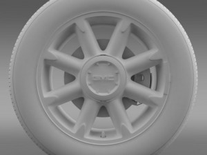 gmc denali wheel 3D 模型