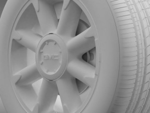 gmc denali wheel 3D 模型