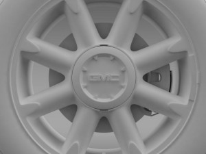 gmc denali wheel 3D 模型