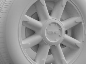 gmc denali wheel 3D 模型