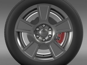 gmc sierra regular cab wheel Modello 3D