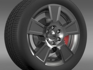 gmc sierra regular cab wheel Modello 3D