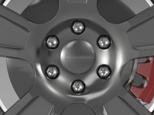 gmc sierra regular cab wheel Modello 3D