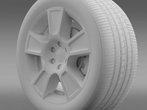 gmc sierra regular cab wheel Modello 3D