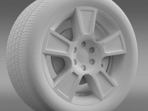 gmc sierra regular cab wheel Modello 3D