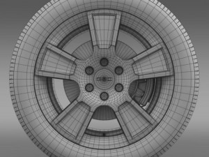 gmc sierra regular cab wheel Modello 3D